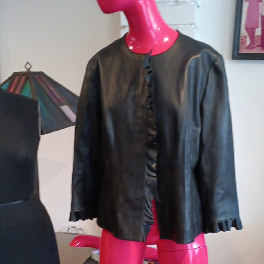 Victoria's Secret Black Leather Jacket